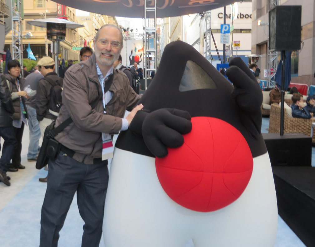 Photograph of Ken Fogel at San Francisco Java1 conference.