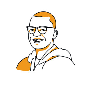 Drawing of Luqman Saeed