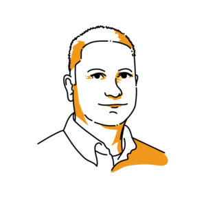 Drawing of Simon Ritter