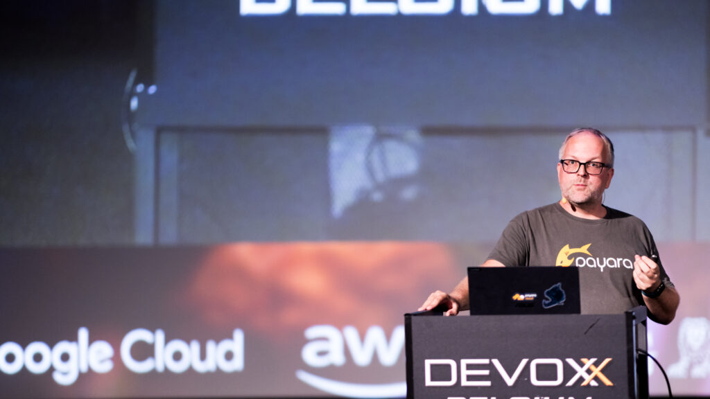 Patrik Dudits presenting at Devoxx Belgium 2025