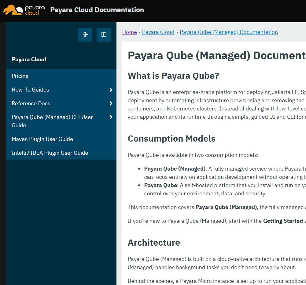 Getting Cloud Documentation