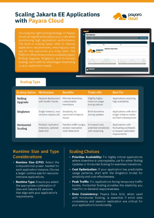 Scaling Jakarta EE Applications with Payara Cloud